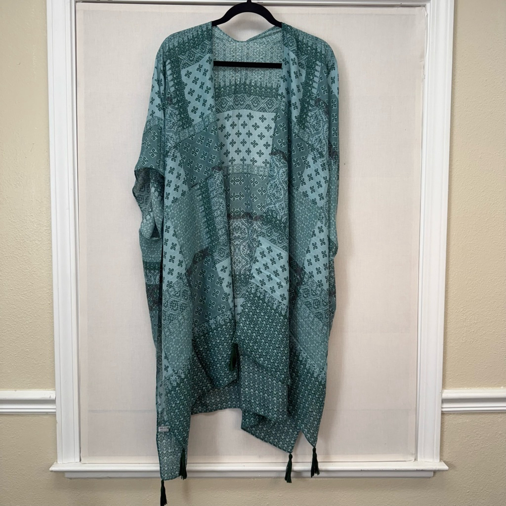 Women's Raj Kimono One Size Green